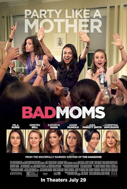Bad Moms film posteri